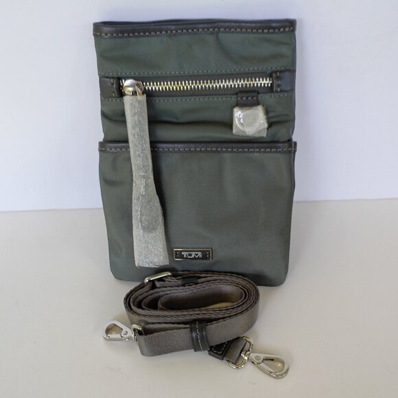 TUMI Pocket Travel Crossbody Bag , Gray Unisex OS (NWOT) - Picture 1 of 7